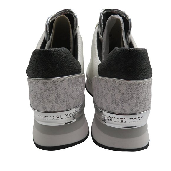 MICHAEL KORS MADDY Two-Tone Logo Trainer Sneakers - Picture 3 of 6